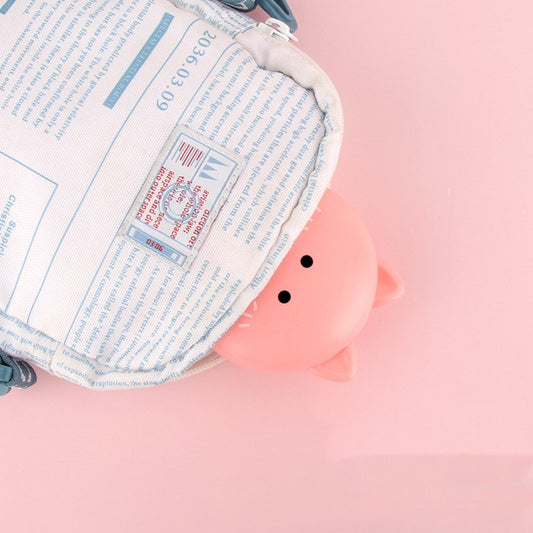 Mini folding fan Beauty mirror