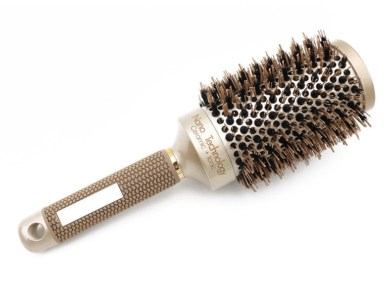 Hair Comb Brush Nano Hairbrush Ceramic Ion Round Barrel Comb Hairdressing Hair Salon Styling Tool