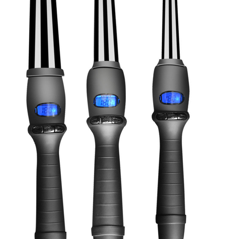 Liquid Crystal Single Cone Curling Iron