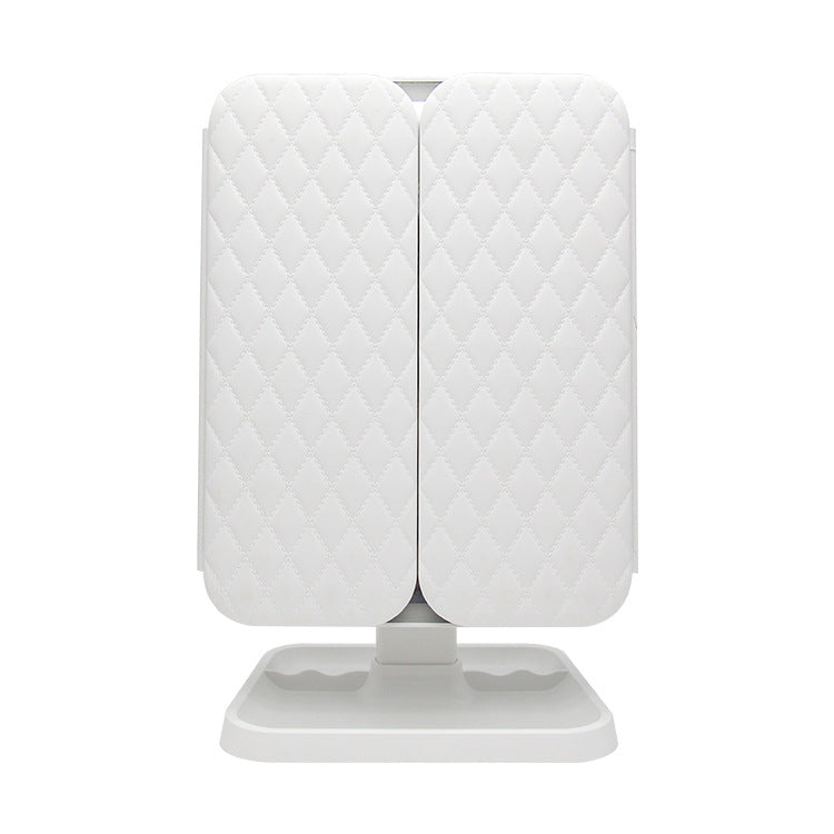 Rechargeable Rotating Portable Mirror Led Beauty Mirror Tri-color Light