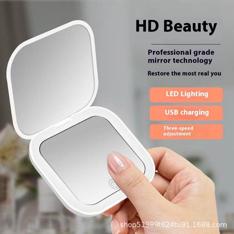 Handheld Folding Beauty Makeup Mirror