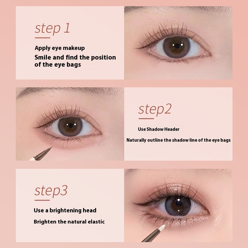 Stereoskopischer Sternenaugen-Doppelkopf-Seidenraupen-Stift