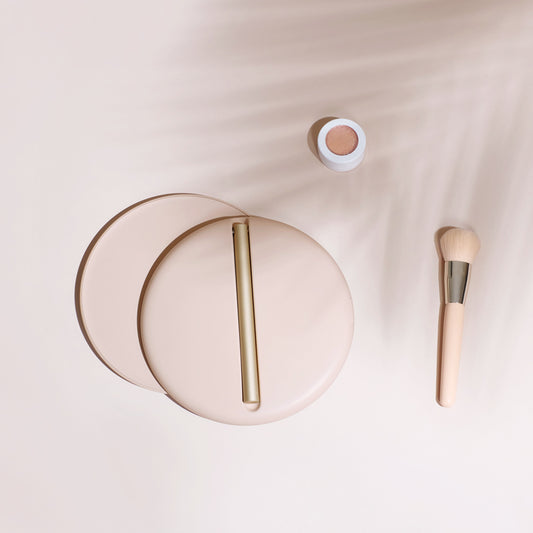 Travel beauty mirror folding mirror