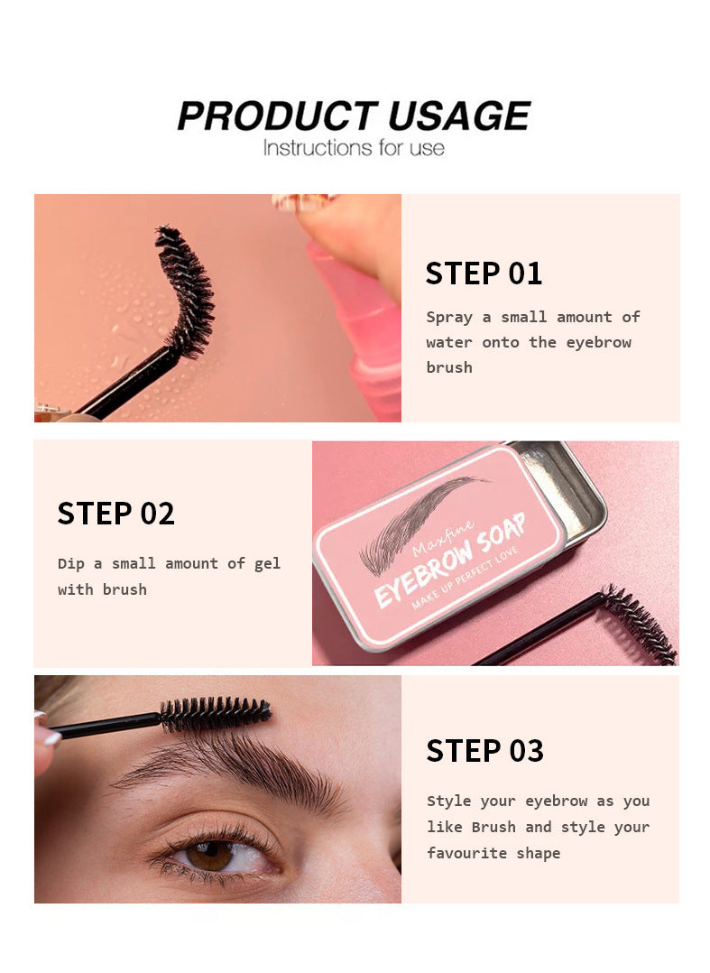 Erfrischende, lang anhaltende, natürlich formende Augenbrauencreme