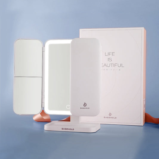 Illuminated Smart Makeup Light Dressing Beauty Shell Mirror