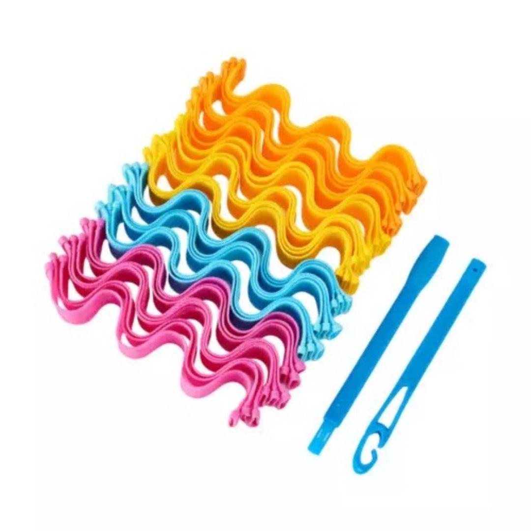 No Heat Hair Curlers Magic Hair Curlers Water Ripple Roll Waves Roll Egg Roll Magic Roll