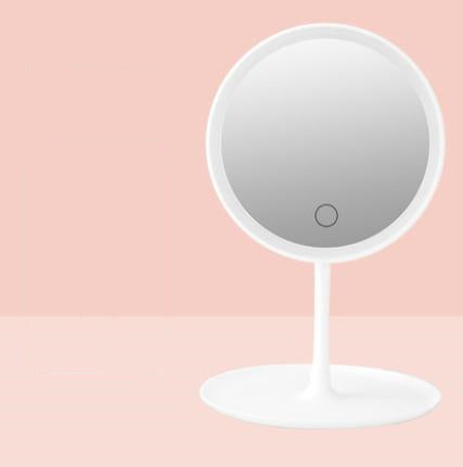 Rechargeable LED Lighting Mirror Desktop Beauty