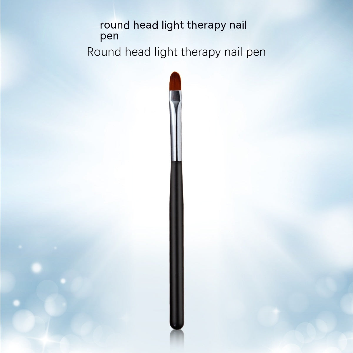 Factory Direct Sales Nylon Hair Round Head Single Nail Beauty Paint Pen Nail Beauty Flat Head UV Pen Nail Brush Tools